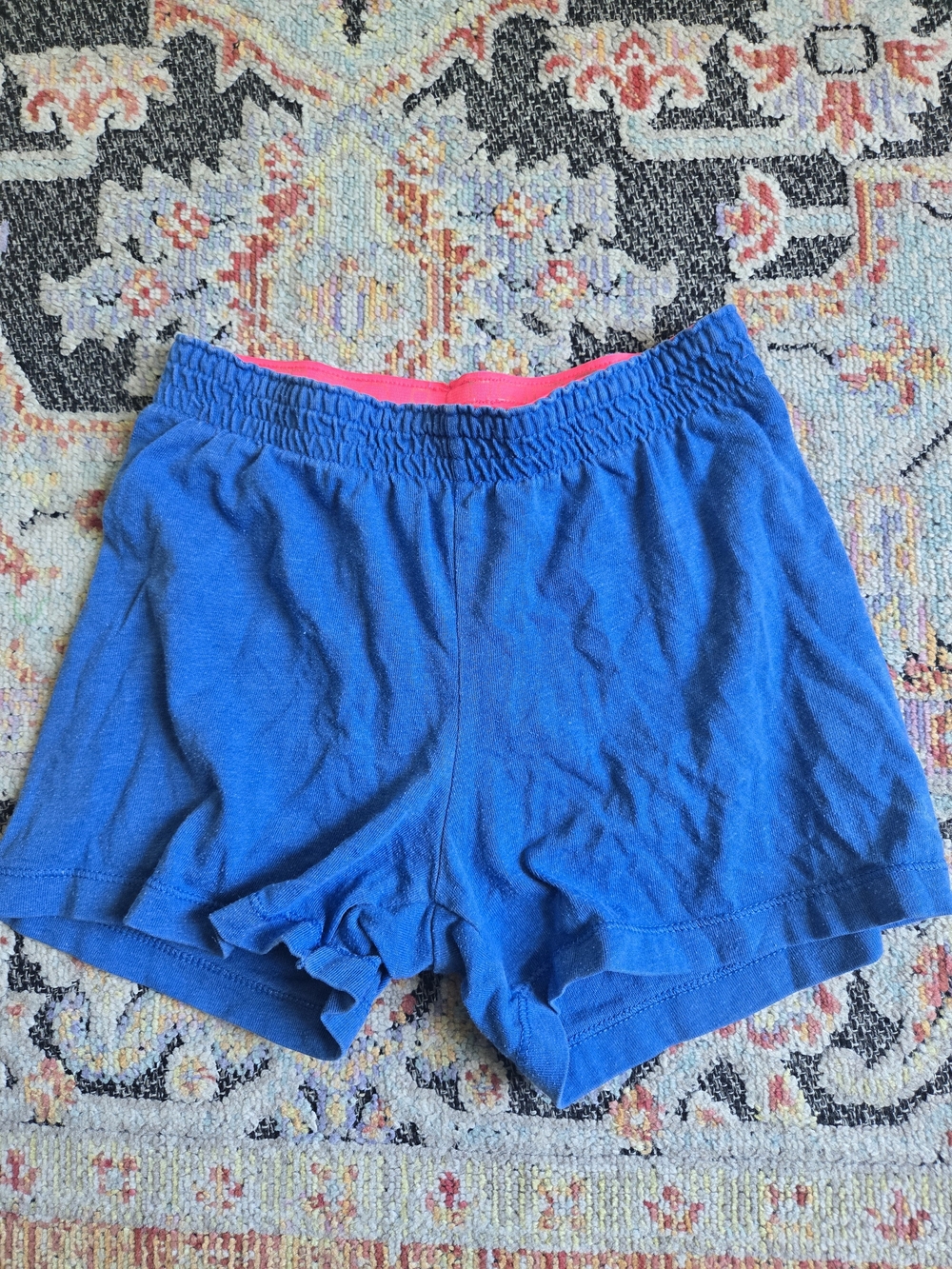 wonder nation Royal Blue Shorts with Pink Waistband